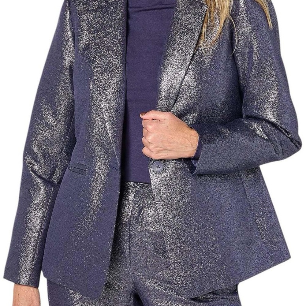 Glitter Blazer set with matching pants